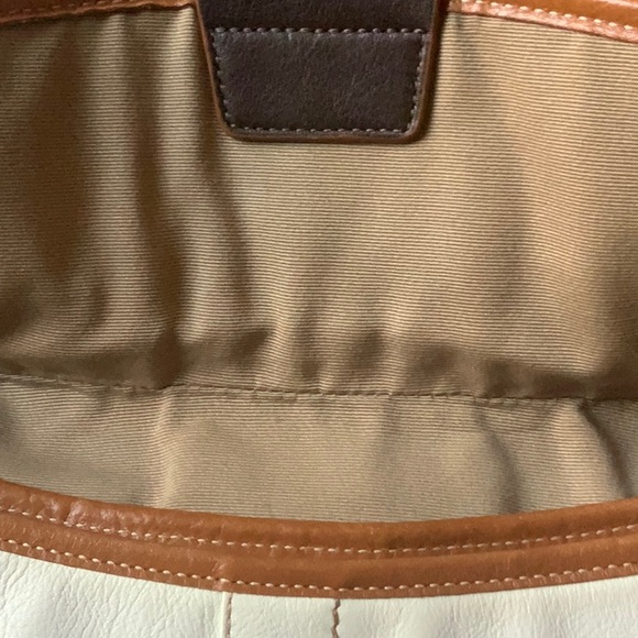 Coach Pebbled Leather Soho Flap Buckle Shoulder Handbag cream No. K0678-F10192 - Picture 11 of 15